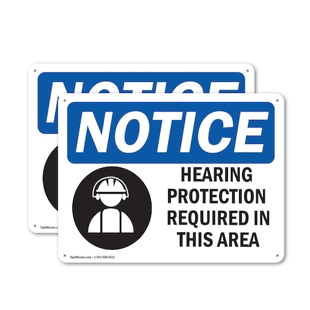 Signmission 18 in Height, 24 in Width, Aluminum, Rectangle OS-2PACK-NS-A-1824-L-13386